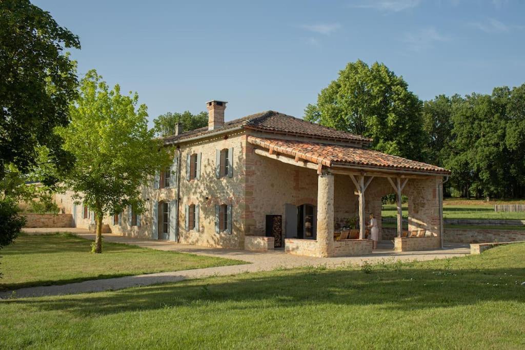 L'Heritier, Maison Climatisee, 12Pers Avec Piscine Marzens Exterior foto