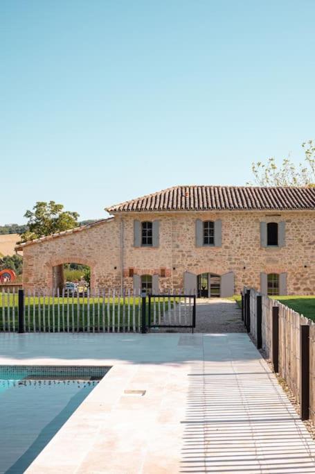L'Heritier, Maison Climatisee, 12Pers Avec Piscine Marzens Exterior foto