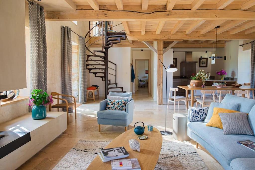 L'Heritier, Maison Climatisee, 12Pers Avec Piscine Marzens Exterior foto