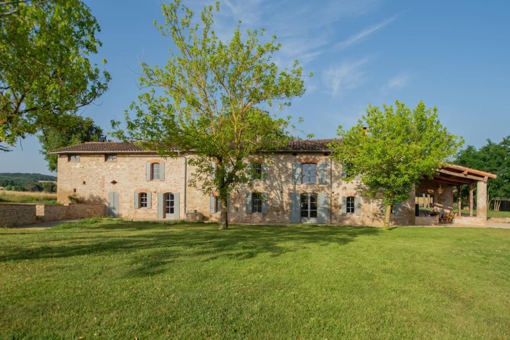 L'Heritier, Maison Climatisee, 12Pers Avec Piscine Marzens Exterior foto